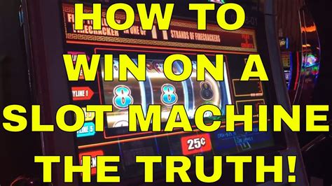 how to win at the slot machine